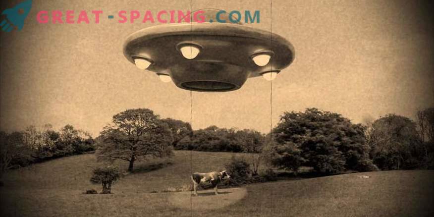 The farmer says that extraterrestrial beings kidnapped his cow in 1897