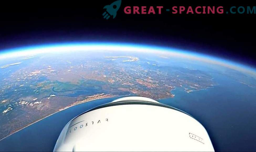 Video: The Stratospheric Ball sends a rocket into space
