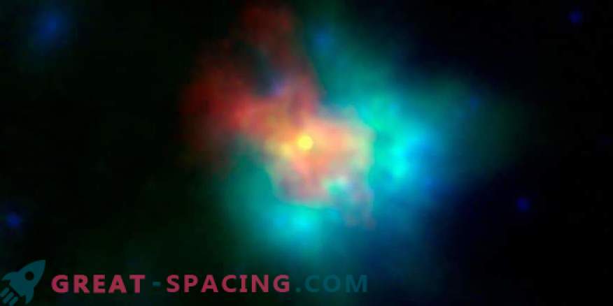 Multi-wave image of supernova remnant