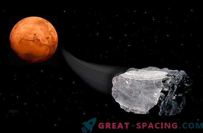 Could there be methane in the Martian meteorite a hint of the presence of life?