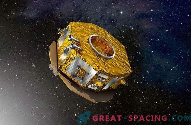 LISA spacecraft in search of gravitational waves