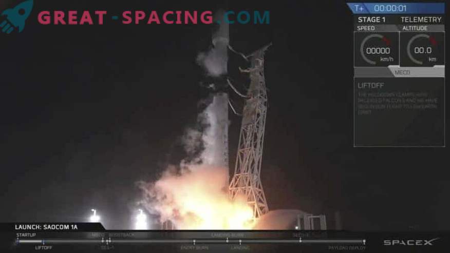 Successful launch of the satellite and landing of the SpaceX rocket