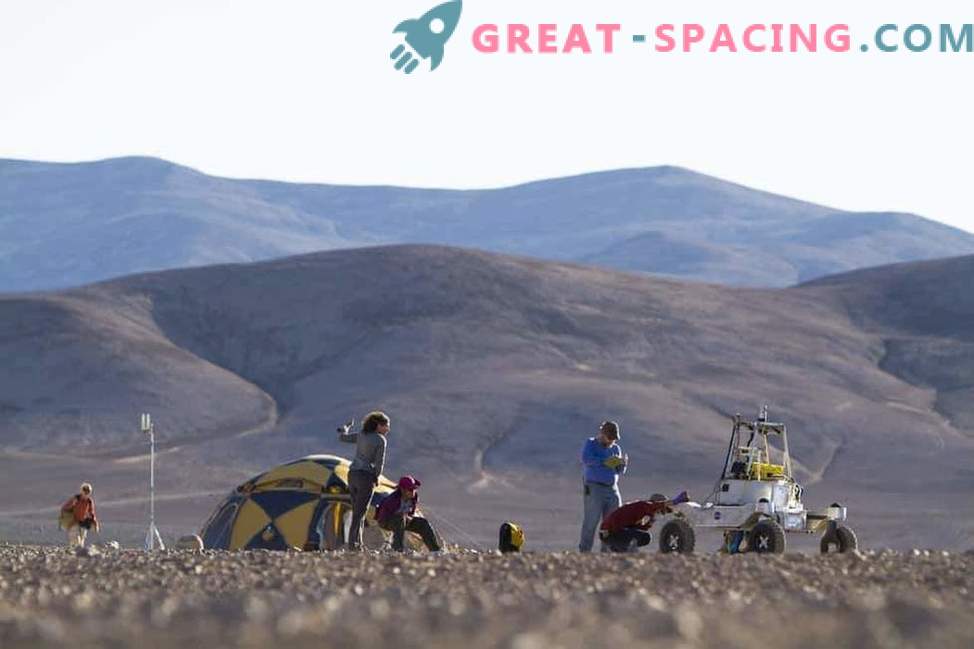 NASA tested the life support of the rover in the cruel Chilean desert