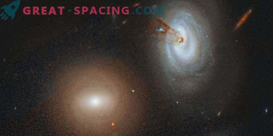 The hungry cluster absorbs a defenseless galaxy