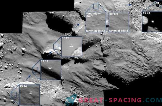 Rosetta captures Phil's travel on a comet