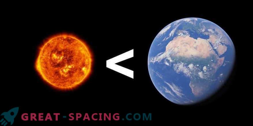 ¿Qué pasaría si el Sol fuera más pequeño que la Tierra