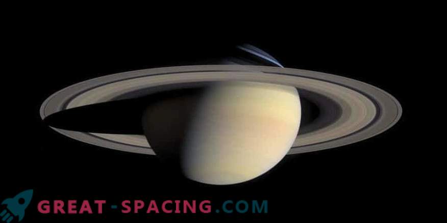 Saturn's rings affect the upper atmosphere of the planet