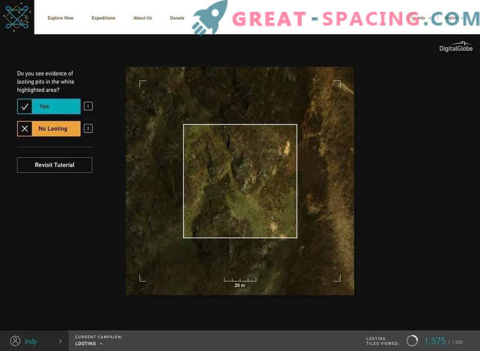 Archaeological satellite data - the next step in the conservation system