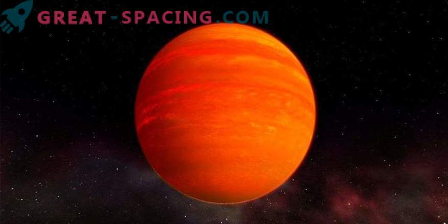 The most overblown super-Neptune has a cloudy atmosphere