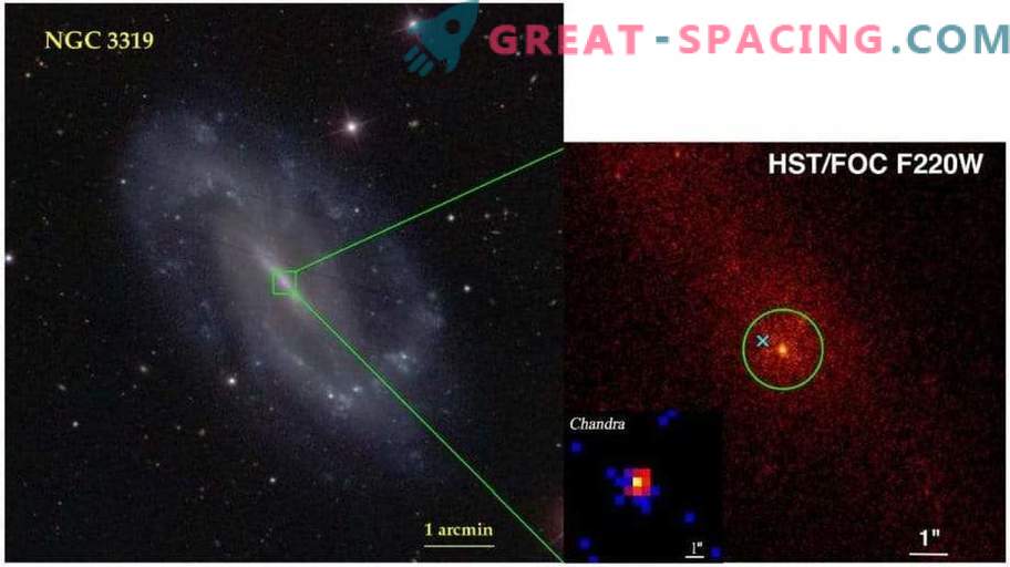 Is there a rare black hole in the galaxy NGC 3319?