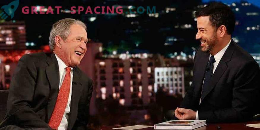 George W. Bush did not disclose information about unidentified objects. Interview with Jimmy Kimmel