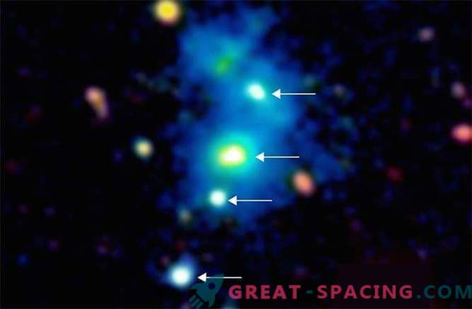 The surprising appearance of a quartet of quasars can be explained