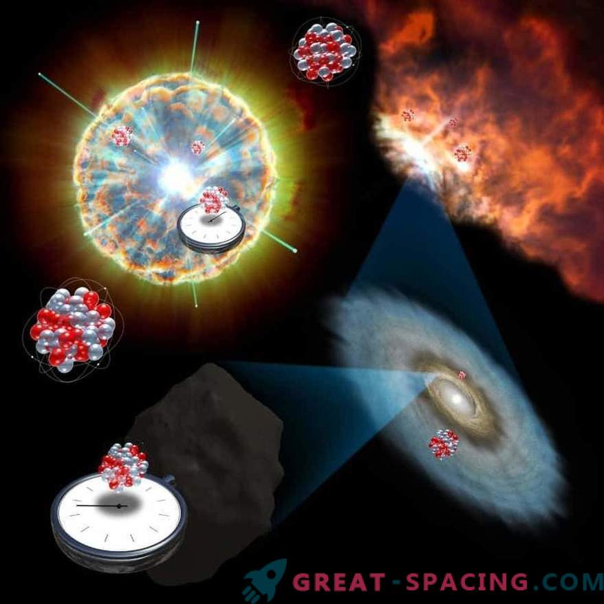 Supernova gali palikti žymes ant meteoritų