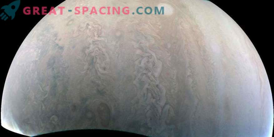 Jupiter's fierce storm meets Juno