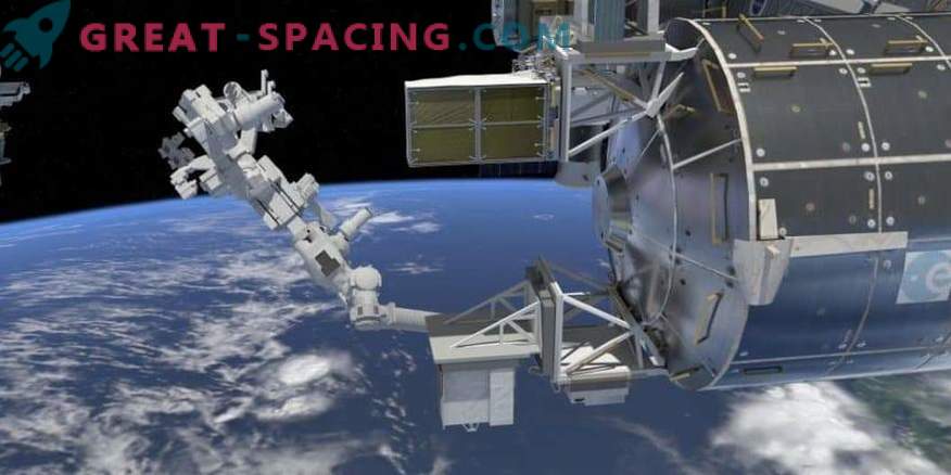 A sensor is installed on the ISS to monitor orbital debris