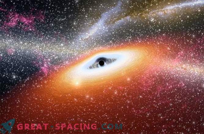 A tiny black hole behaves like a supermassive