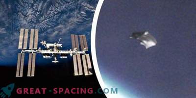 Unidentified object or “cosmic dandruff near the ISS. Opinion of experts and ufologists