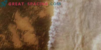 Foto's van de kosmos: de storm Mars