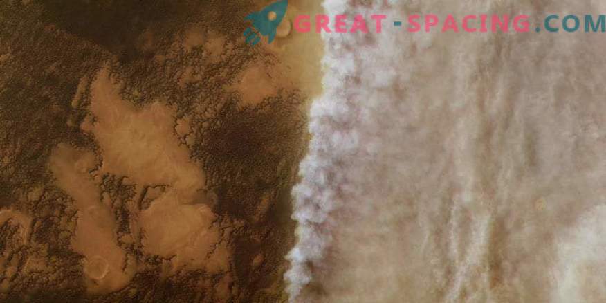 Photos of the cosmos: the Martian dust storm