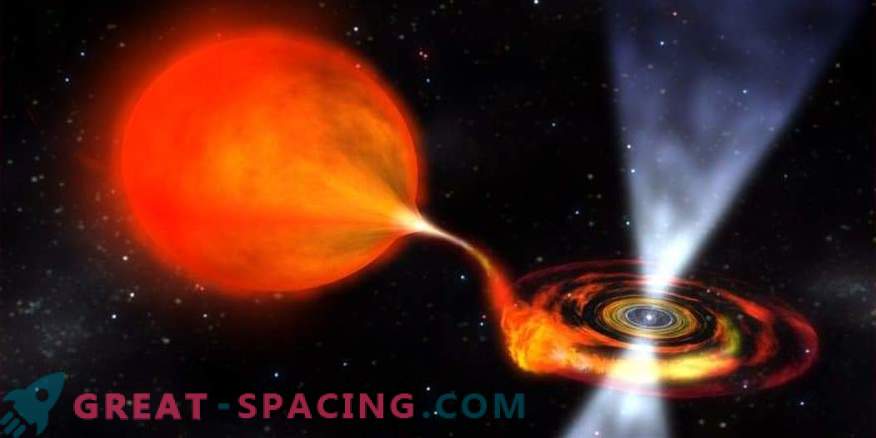 The X-ray double star accretion disk is endowed with an extended atmosphere.