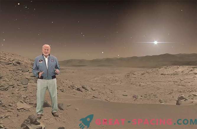 How Buzz Aldrin took a virtual walk to Mars