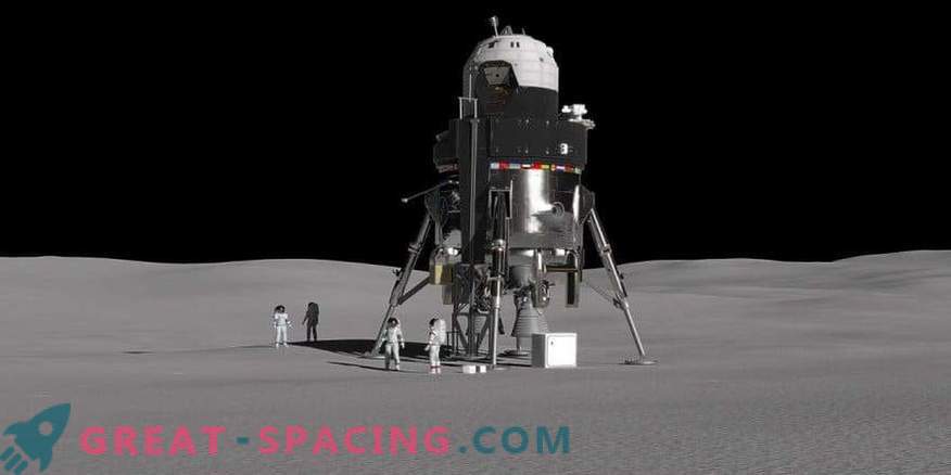 Reusable landing gear for lunar missions
