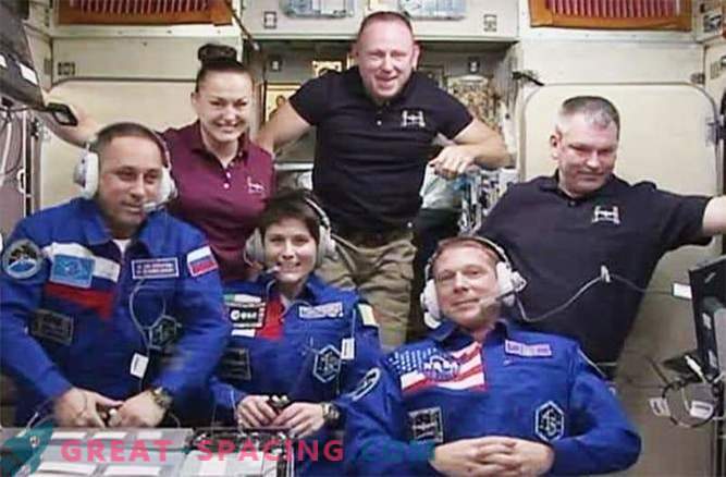 New crew members safely arrived on the ISS