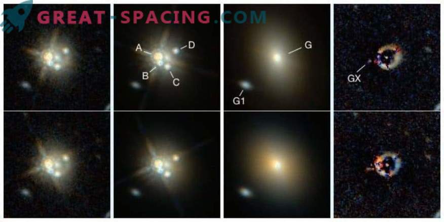 Found an unusual gravitational-lens red quasar