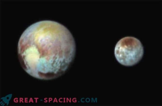 New Horizons made a color photo of Pluto and Charon
