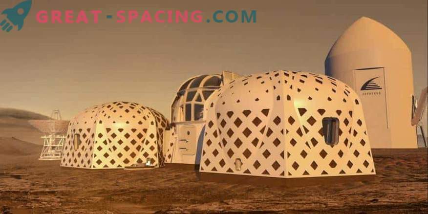 What colonies will look like on Mars. We offer 3 options