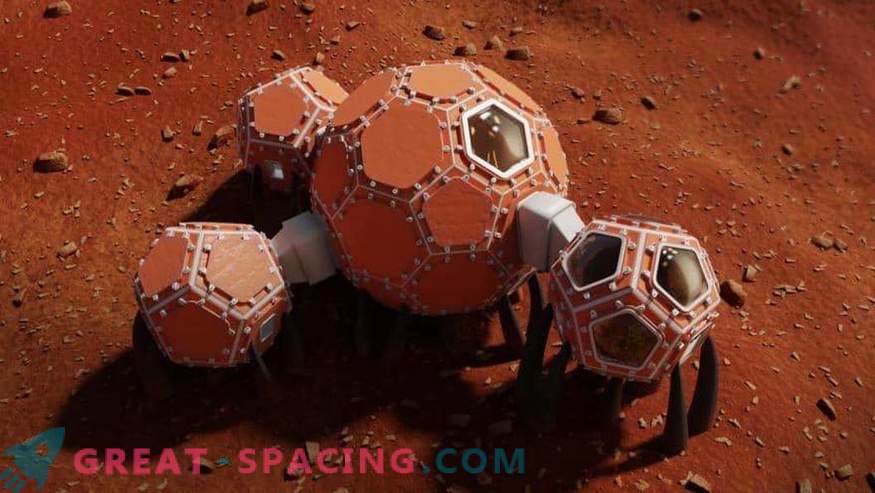 What colonies will look like on Mars. We offer 3 options