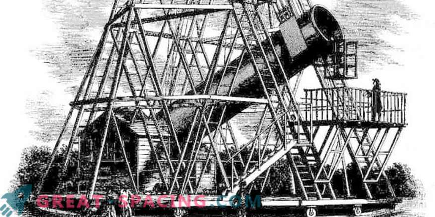 What William Herschel's giant telescope looked like
