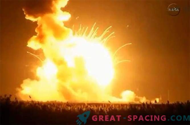 Antares rocket exploded immediately after launch