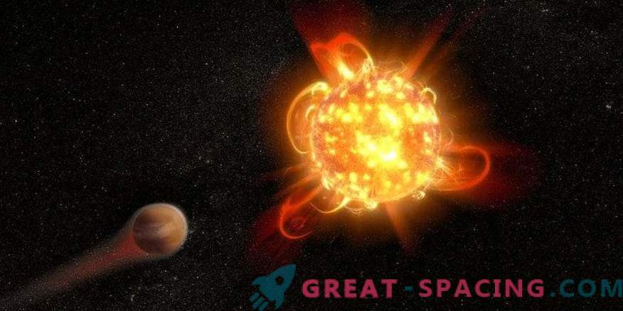 Powerful flashes of red dwarfs threaten the planets