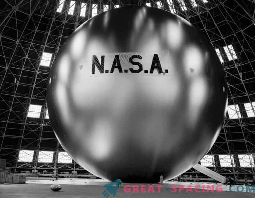 The first communications satellite was a giant balloon