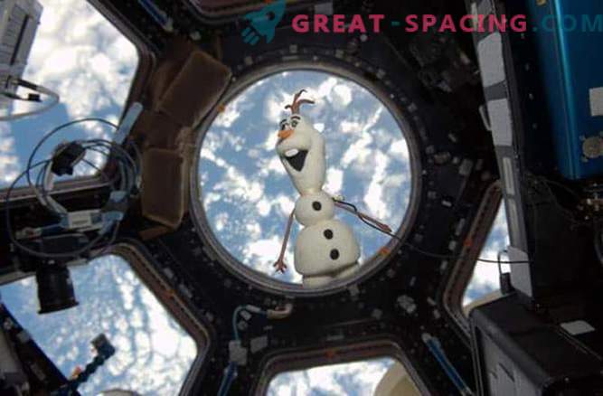 Olaf - nuts snowman in space