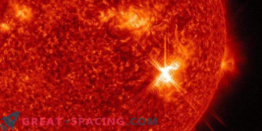 The largest solar flare in 12 years.
