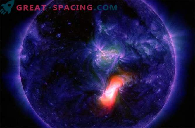 The sun sends flashes to Earth: New Year's storm?