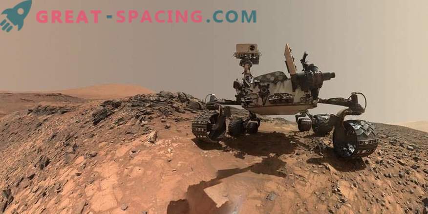 New video from Mars: rover Curiosity leaves the back of Vera Rubin