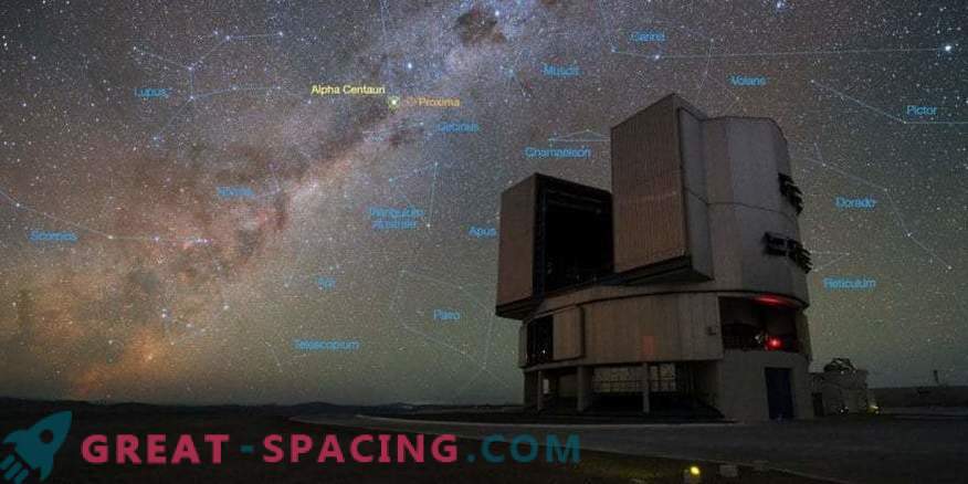 The telescope is looking for alien worlds in the neighboring star system
