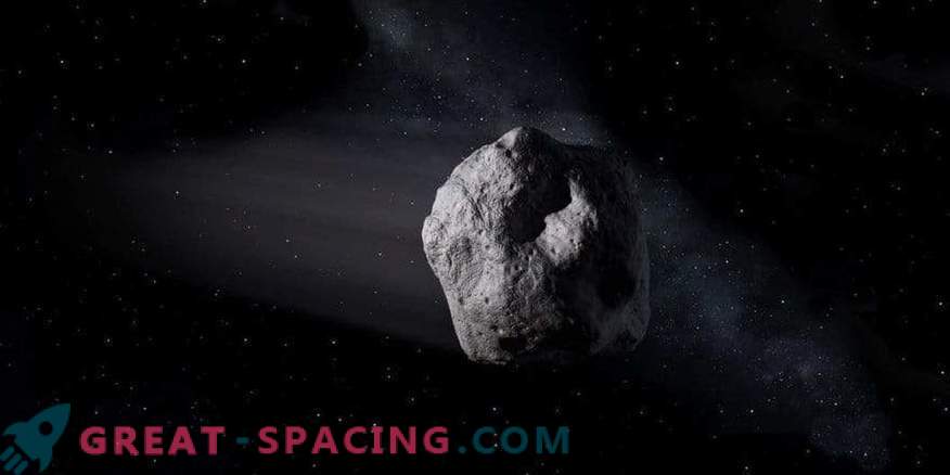Tiny asteroid splits over Africa