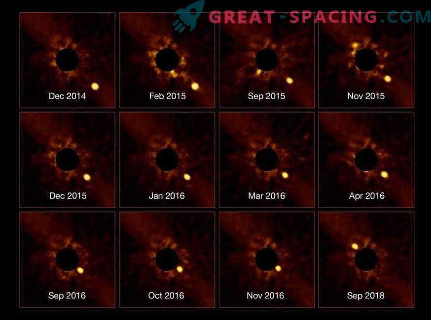 Exocoms spin ap jaundzimušo zvaigžņu sistēmu