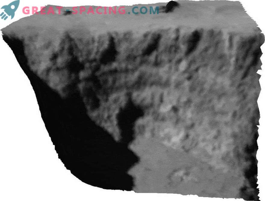 Strange shape and changeability of comet Rosetta 67P
