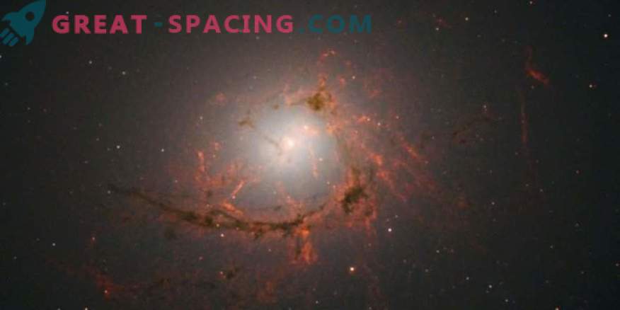 Hubble is spying on a strange dusty galaxy