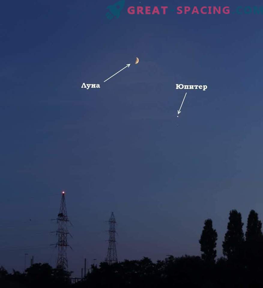 What planets can be seen in the sky on April 23, 2019