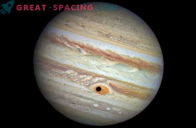 Jupiter’s satellite obstructed the Great Red Spot