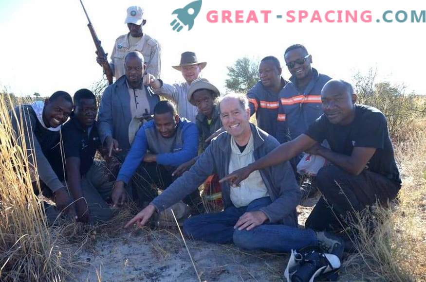 Fragment of impact asteroid found in Botswana