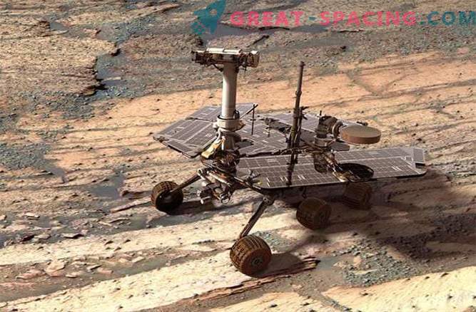 Mars Rover Opportunity in the face of a new threat