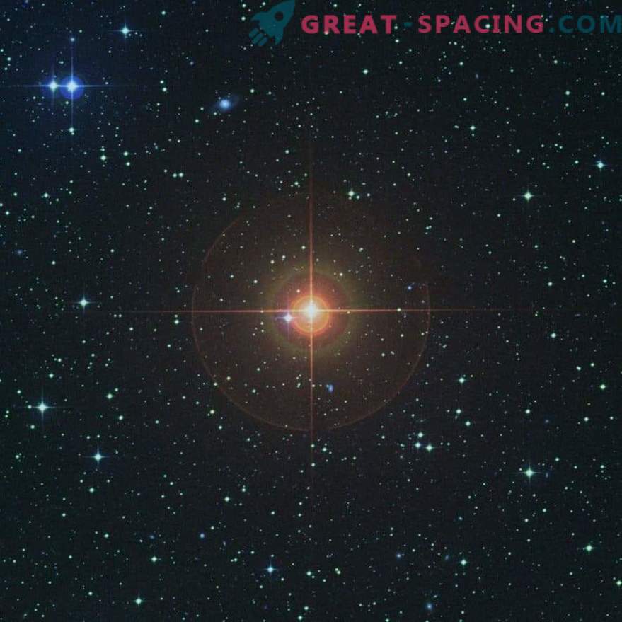 The red giant demonstrates the future of the sun.