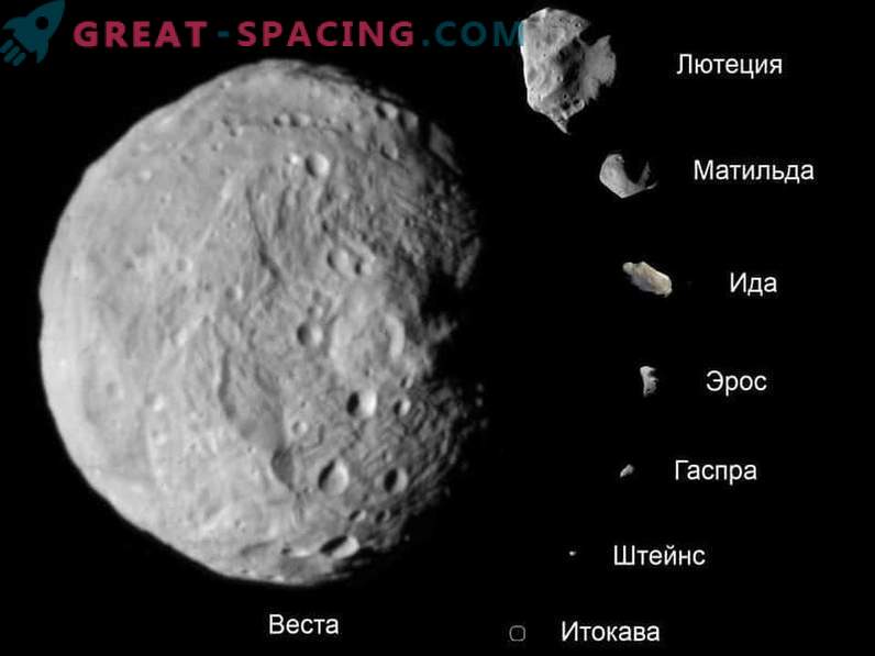 Vesta is the largest and brightest asteroid of the Solar System